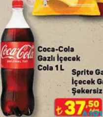 COCA COLA GAZLI İÇECEK KOLA 1 L
